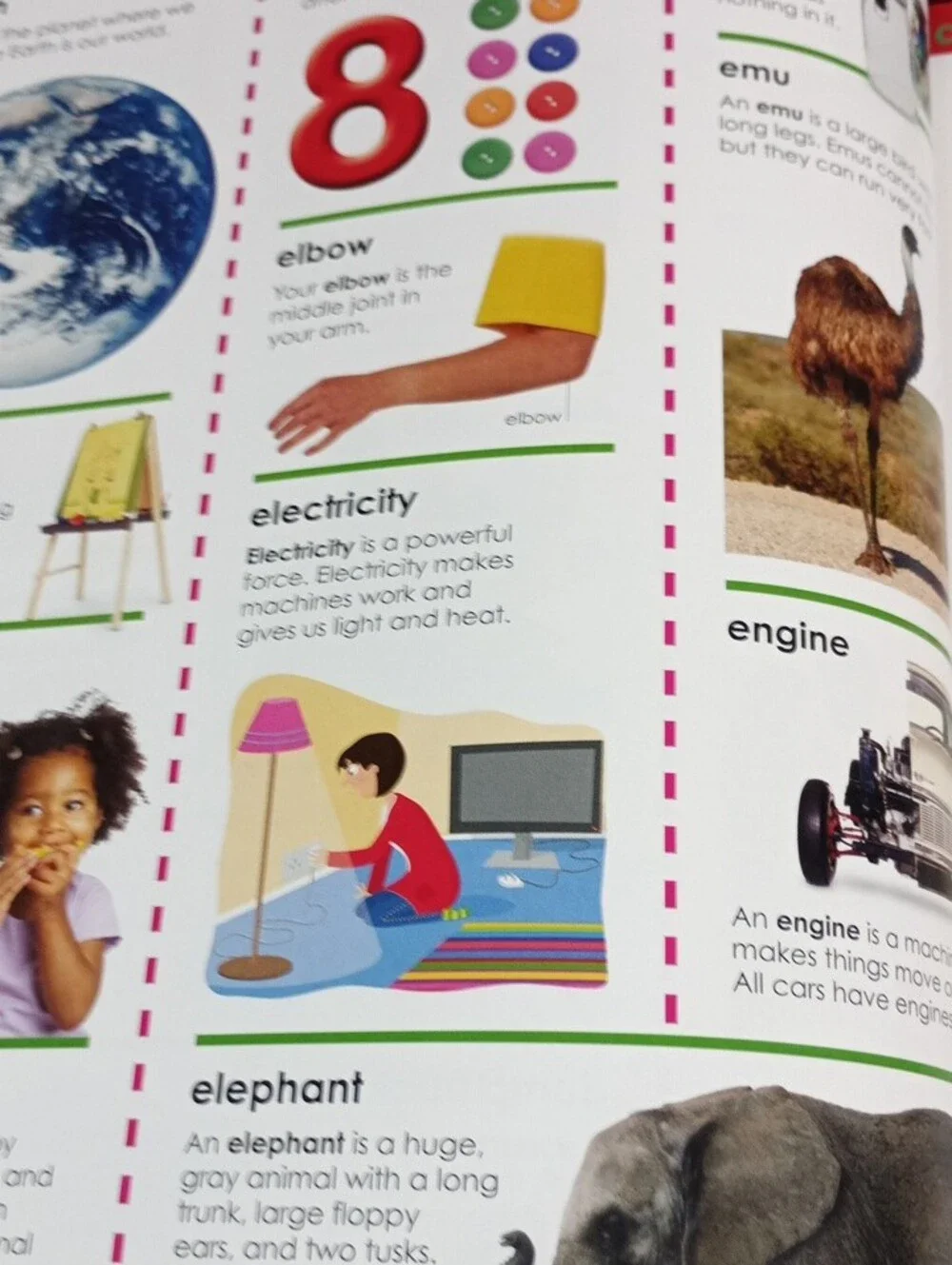 My First Dictionary - Colorful Kids Picture Dictionary